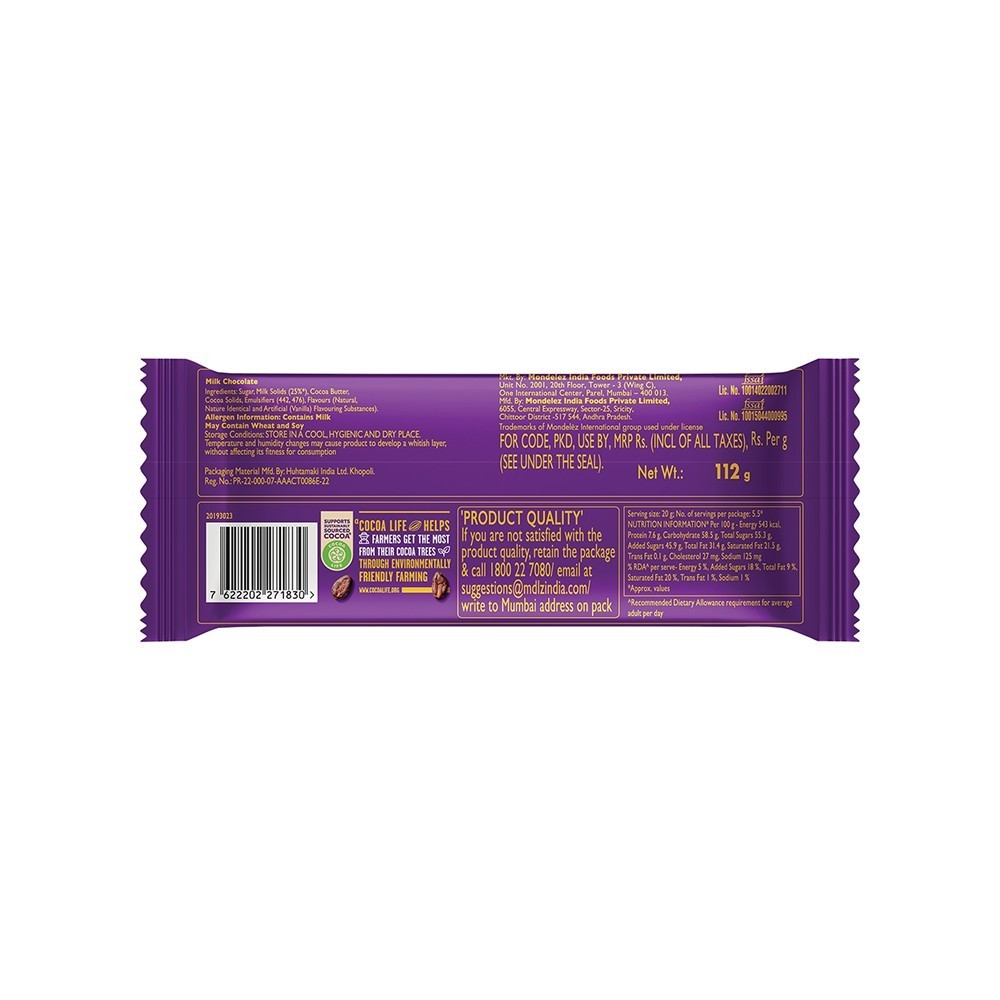 Cadbury Dairy Milk Silk Bubbly Milk Chocolate Bar