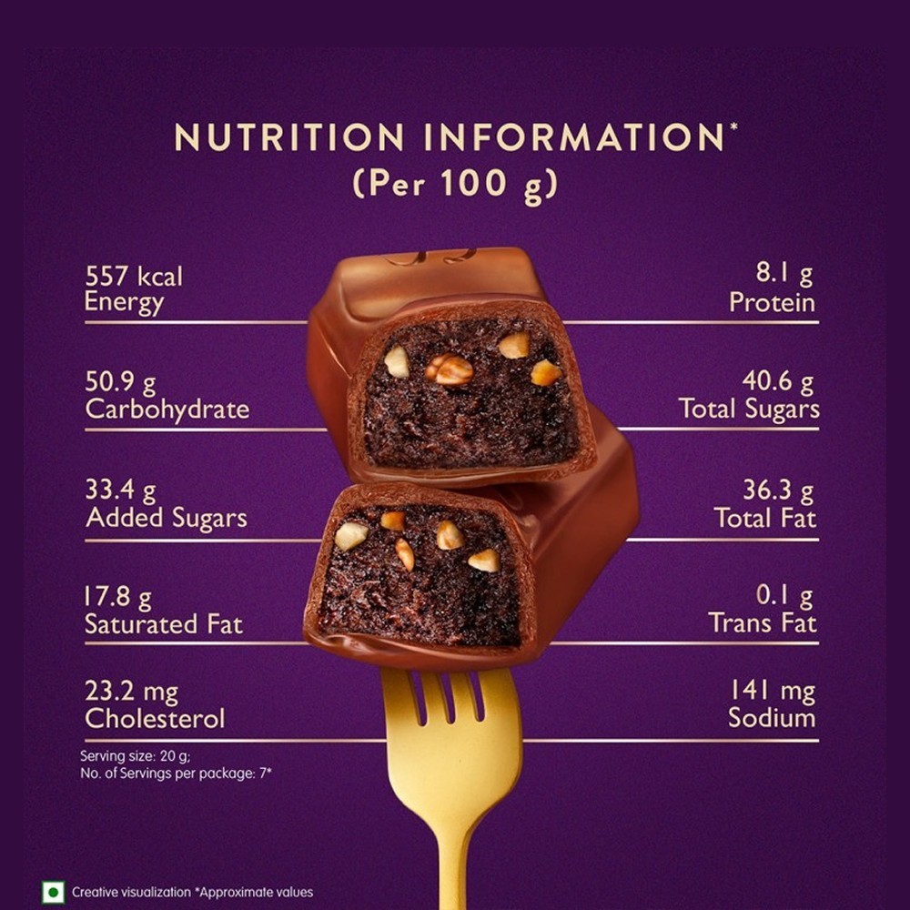 Cadbury Dairy Milk Silk Desserts Brownie Milk Chocolate Bar