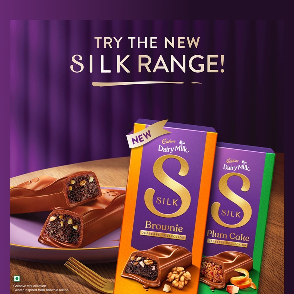 Cadbury Dairy Milk Silk Desserts Brownie Milk Chocolate Bar