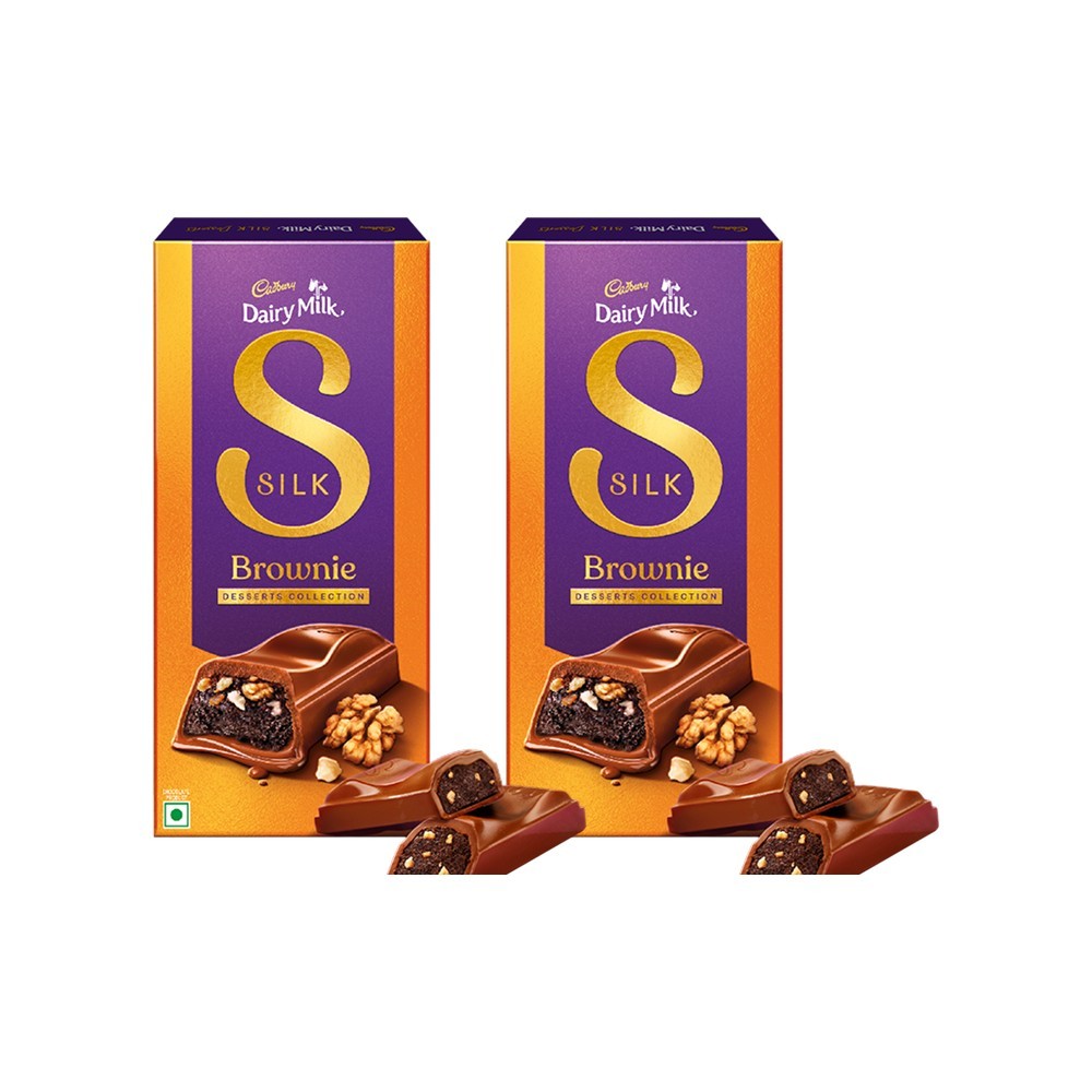 Cadbury Dairy Milk Silk Desserts Brownie Milk Chocolate Bar