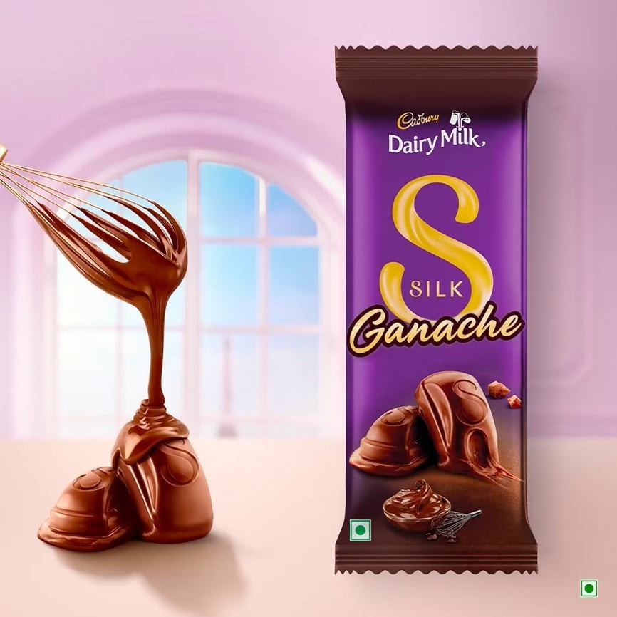 Cadbury Dairy Milk Silk Ganache Milk Chocolate Bar