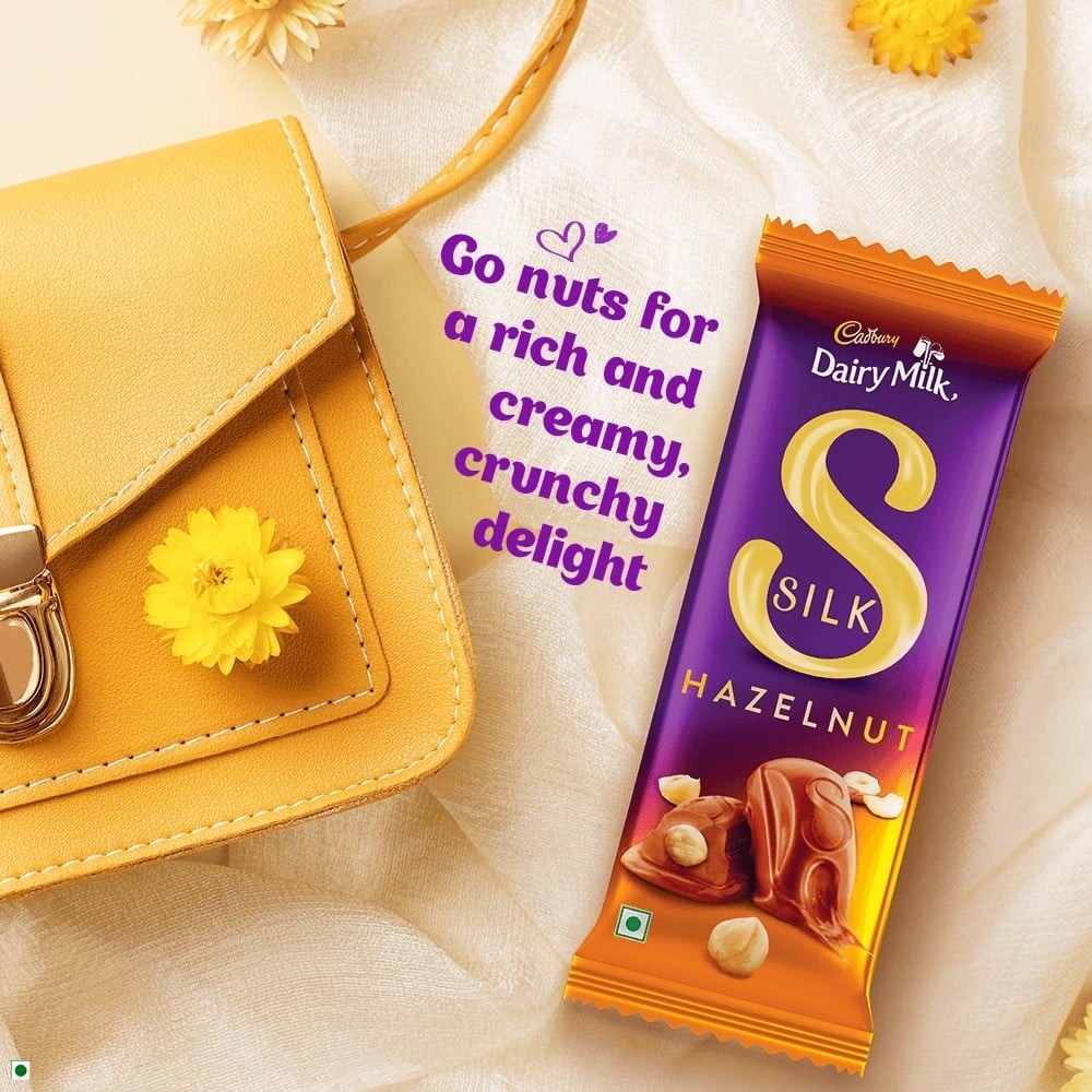 Cadbury Dairy Milk Silk Hazelnut Small Milk Chocolate Bar