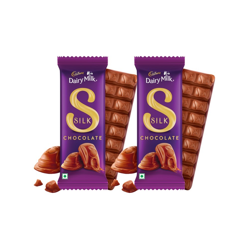 Cadbury Dairy Milk Silk Large Chocolate Bar - Pack of 2