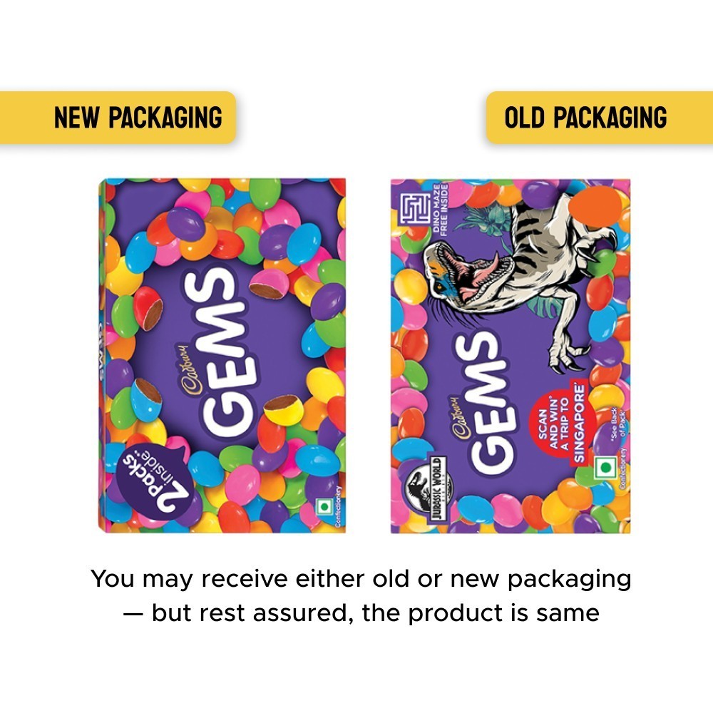 Cadbury Gems Duo Shaped Chocolates Pack