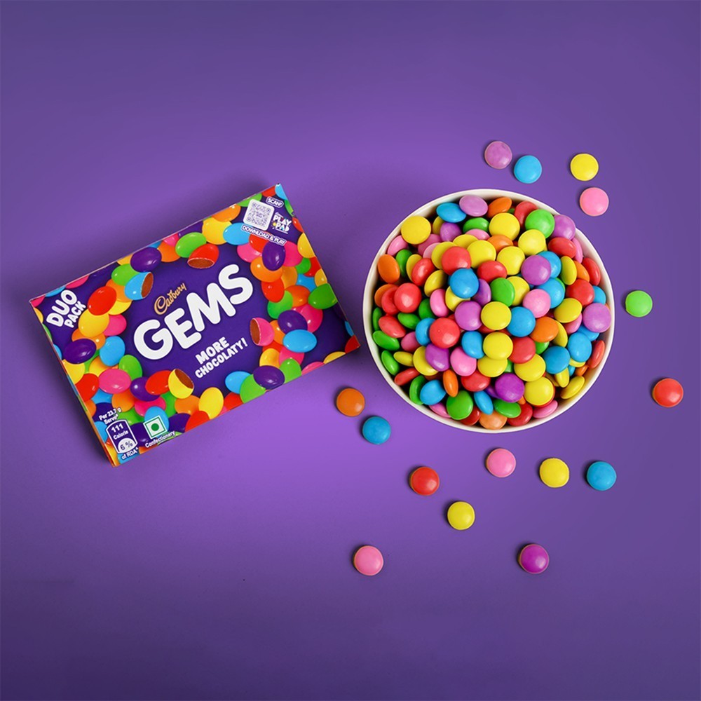 Cadbury Gems Duo Shaped Chocolates Pack