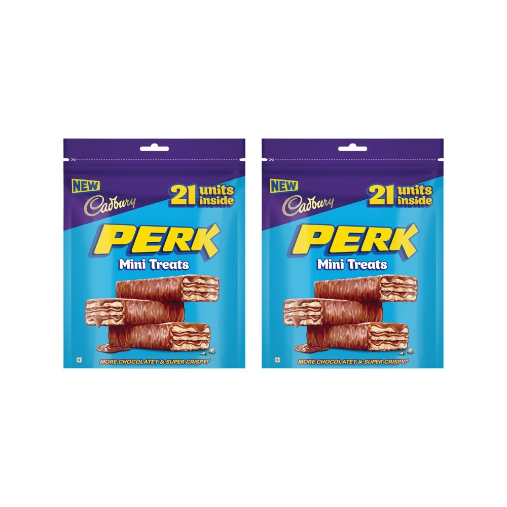 Cadbury Perk Mini Treats Coated Wafer Chocolate Pack