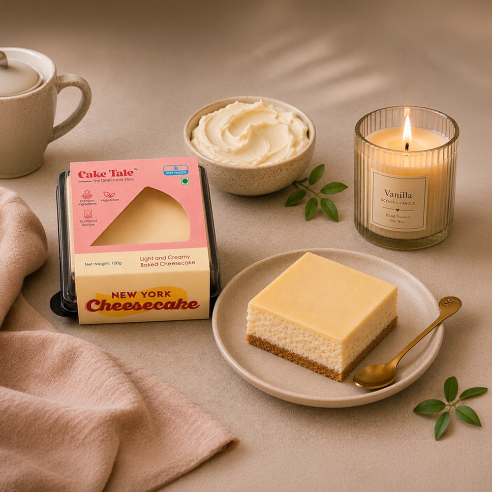 Caketale Classic New York Cheesecake Slice