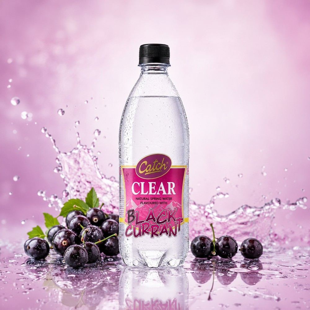 Catch Clear Black Currant Flavoured Water