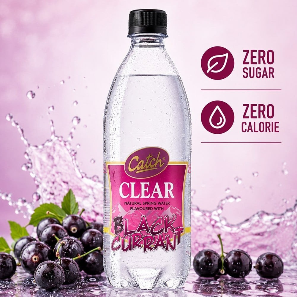 Catch Clear Black Currant Flavoured Water