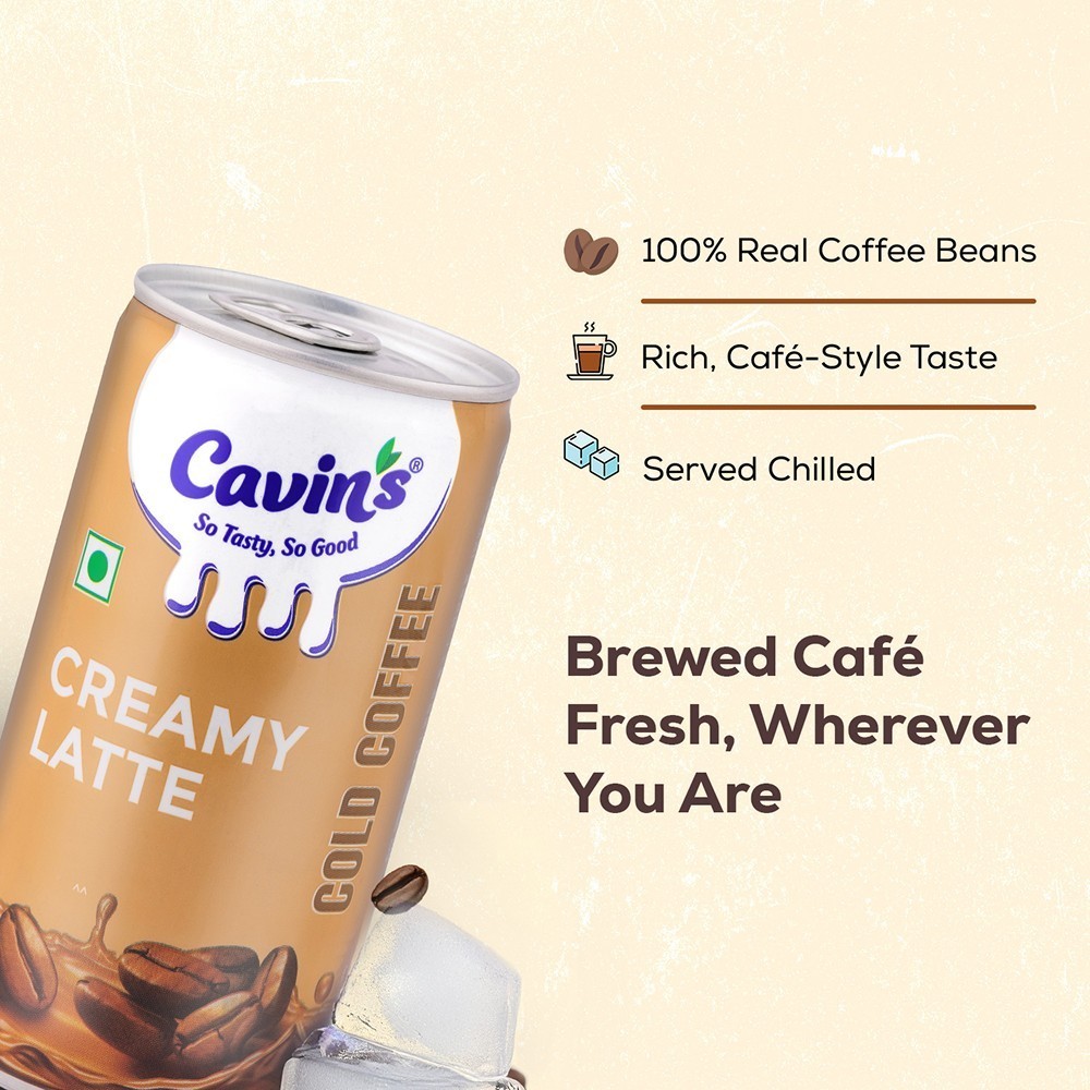 Cavin's Creamy Latte Cold Coffee