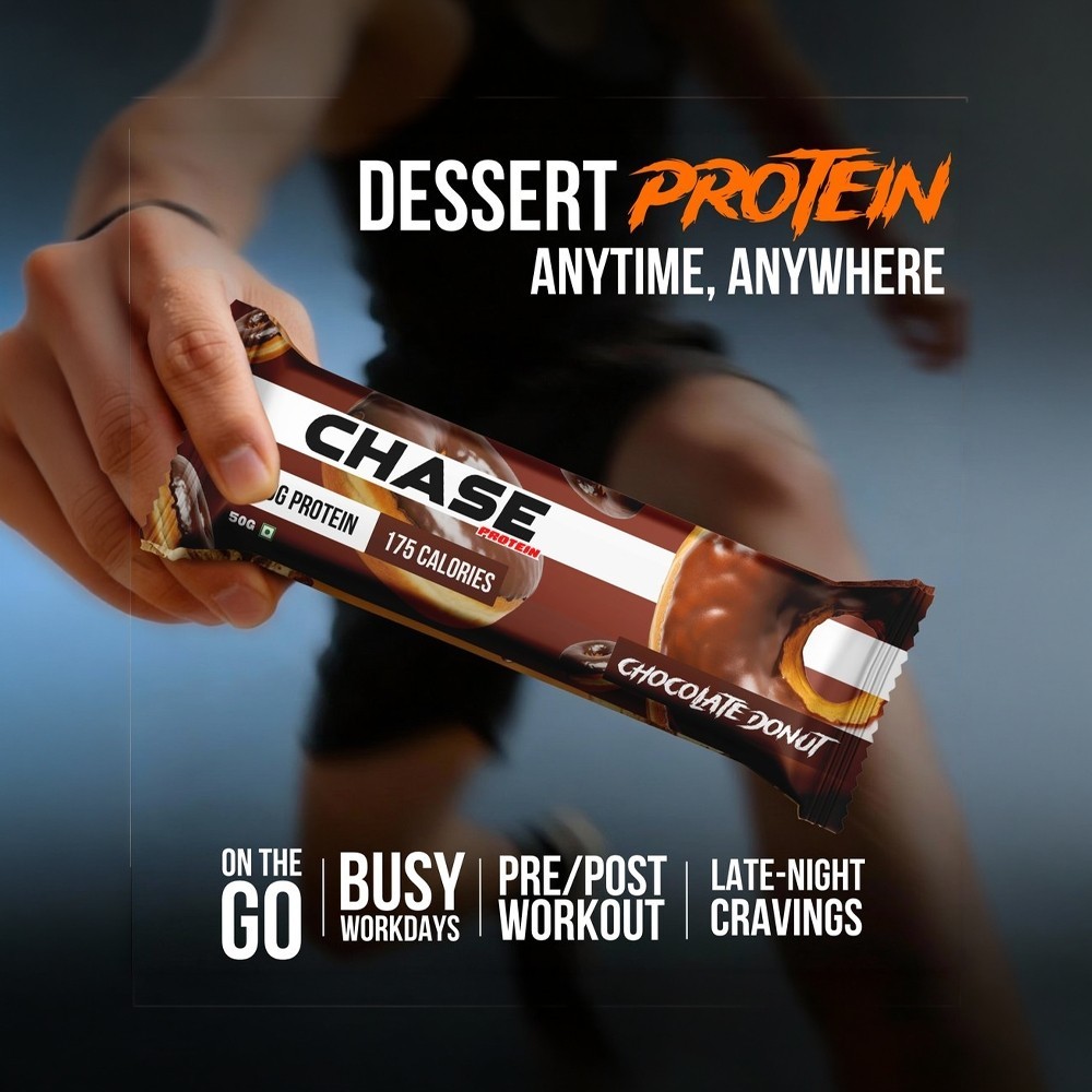Chase Protein Chocolate Donut Protein Bar