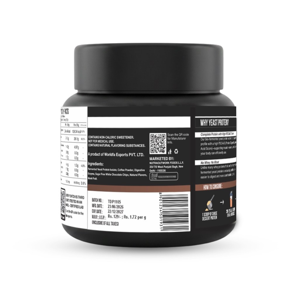 Chase Protein Dessert Yeast Protein (Tiramisu)