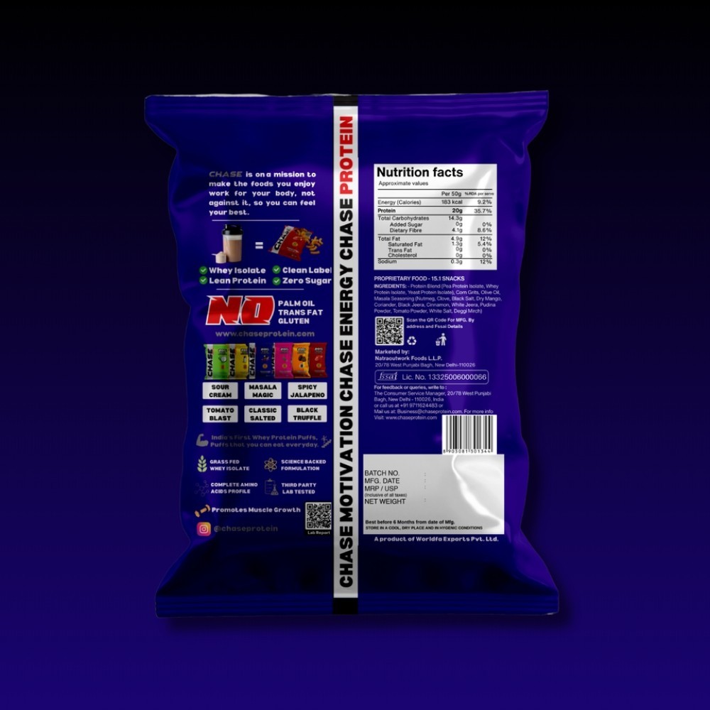 Chase Protein Masala Magic Chips