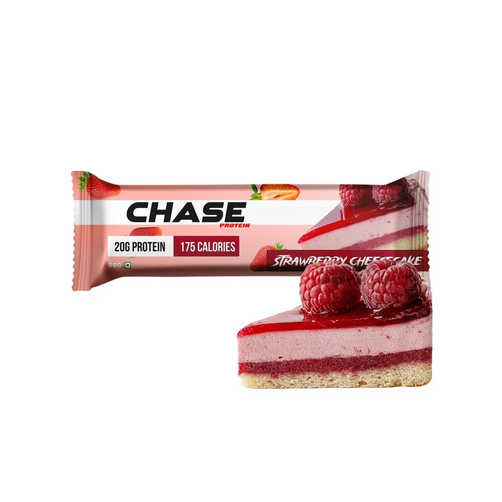 Chase Protein Strawberry Cheesecake Protein Bar
