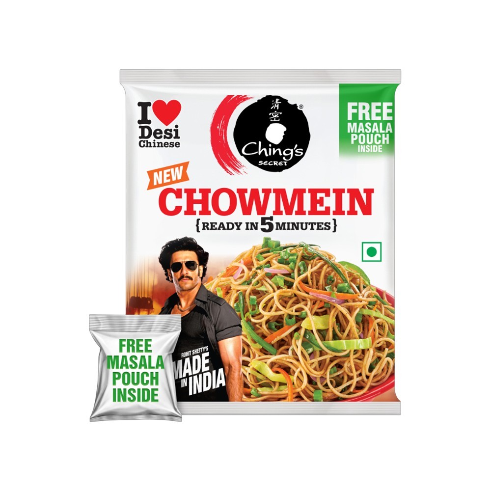 Ching's Secret Chowmein Noodles (with Free Masala Pouch)