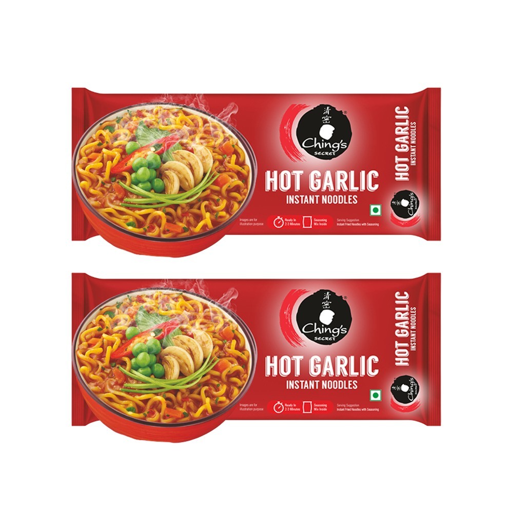 Ching's Secret Hot Garlic Flavoured Instant Noodles