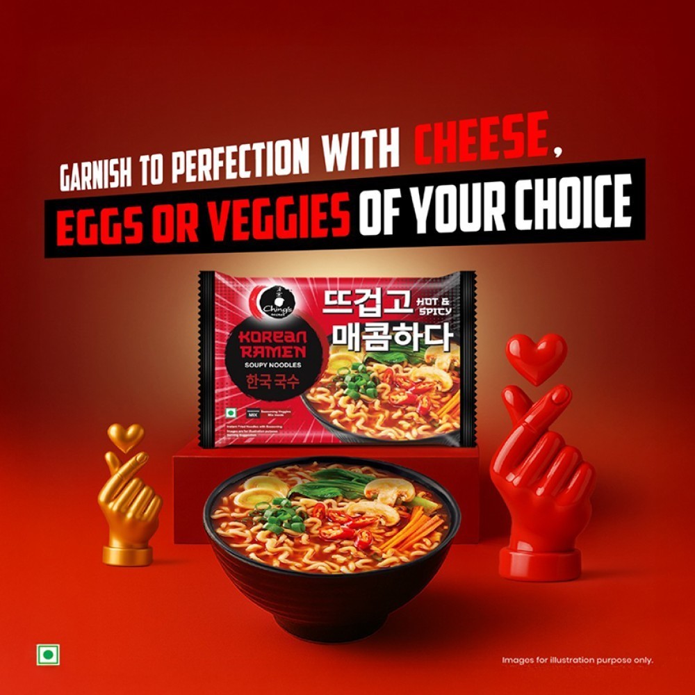 Ching's Secret Hot & Spicy Korean Ramen Soupy Noodles
