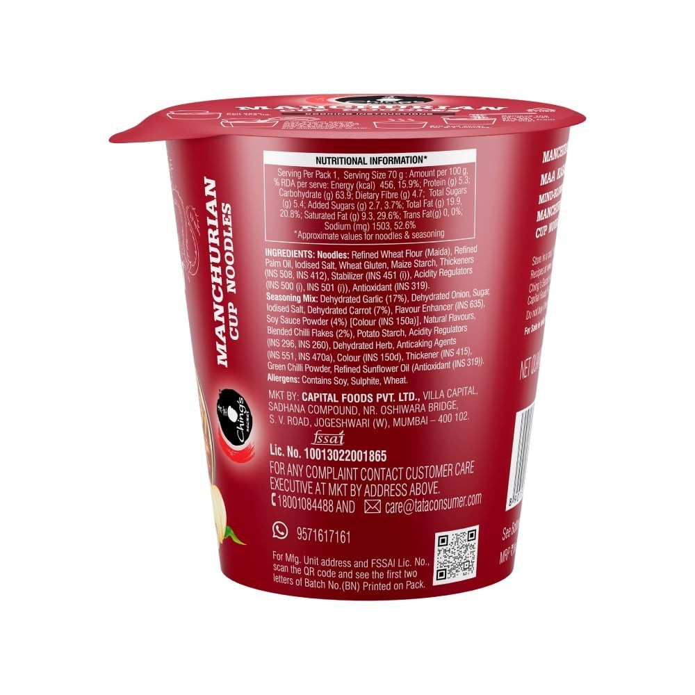 Ching's Secret Manchurian Cup Noodles
