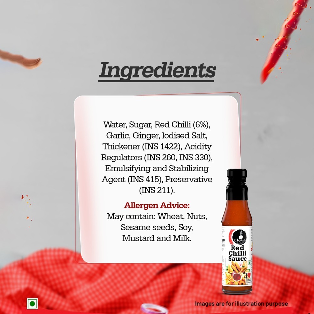 Ching's Secret Red Chilli Sauce, Bold, Fiery & Aromatic