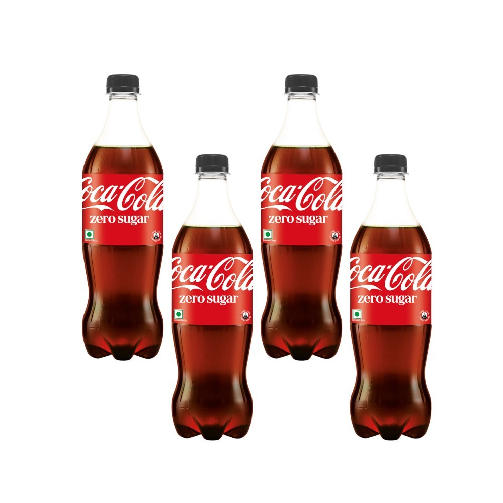 Coca-Cola Zero Sugar Soft Drink - Pack of 4