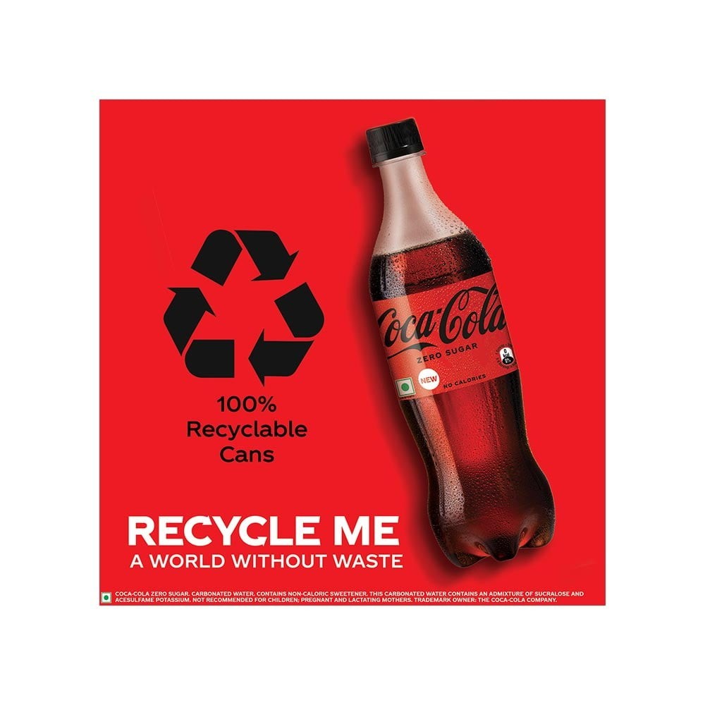 Coca-Cola Zero Sugar Soft Drink - Pack of 4