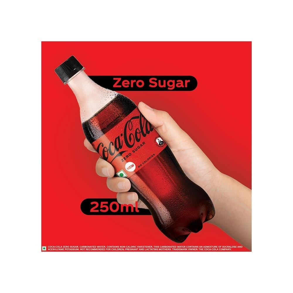 Coca-Cola Zero Sugar Soft Drink - Pack of 4