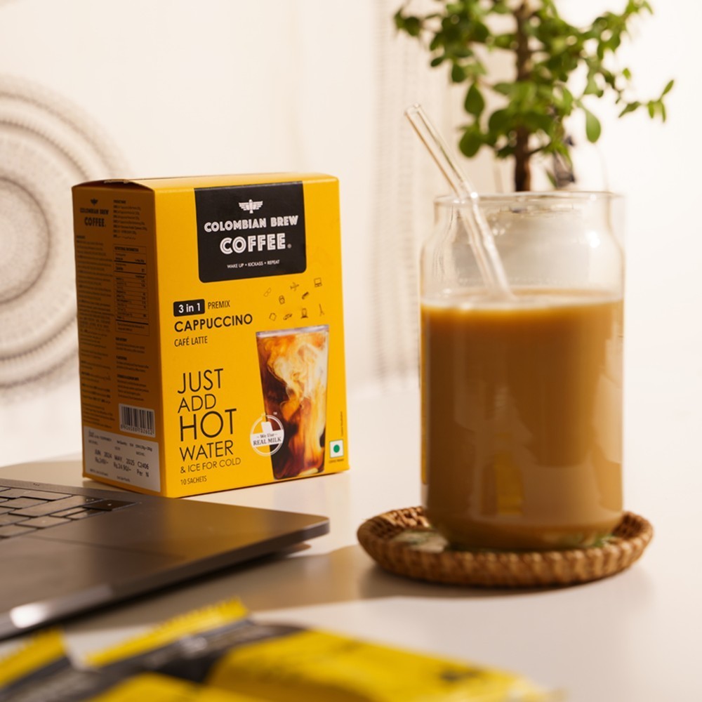 Colombian Brew Coffee Cappuccino Coffee Premix