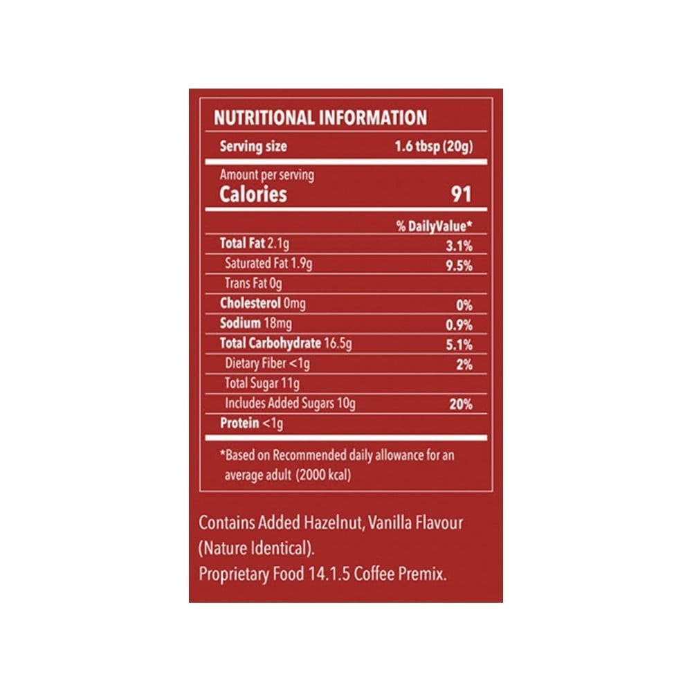Colombian Brew Coffee Hazelnut Coffee Premix