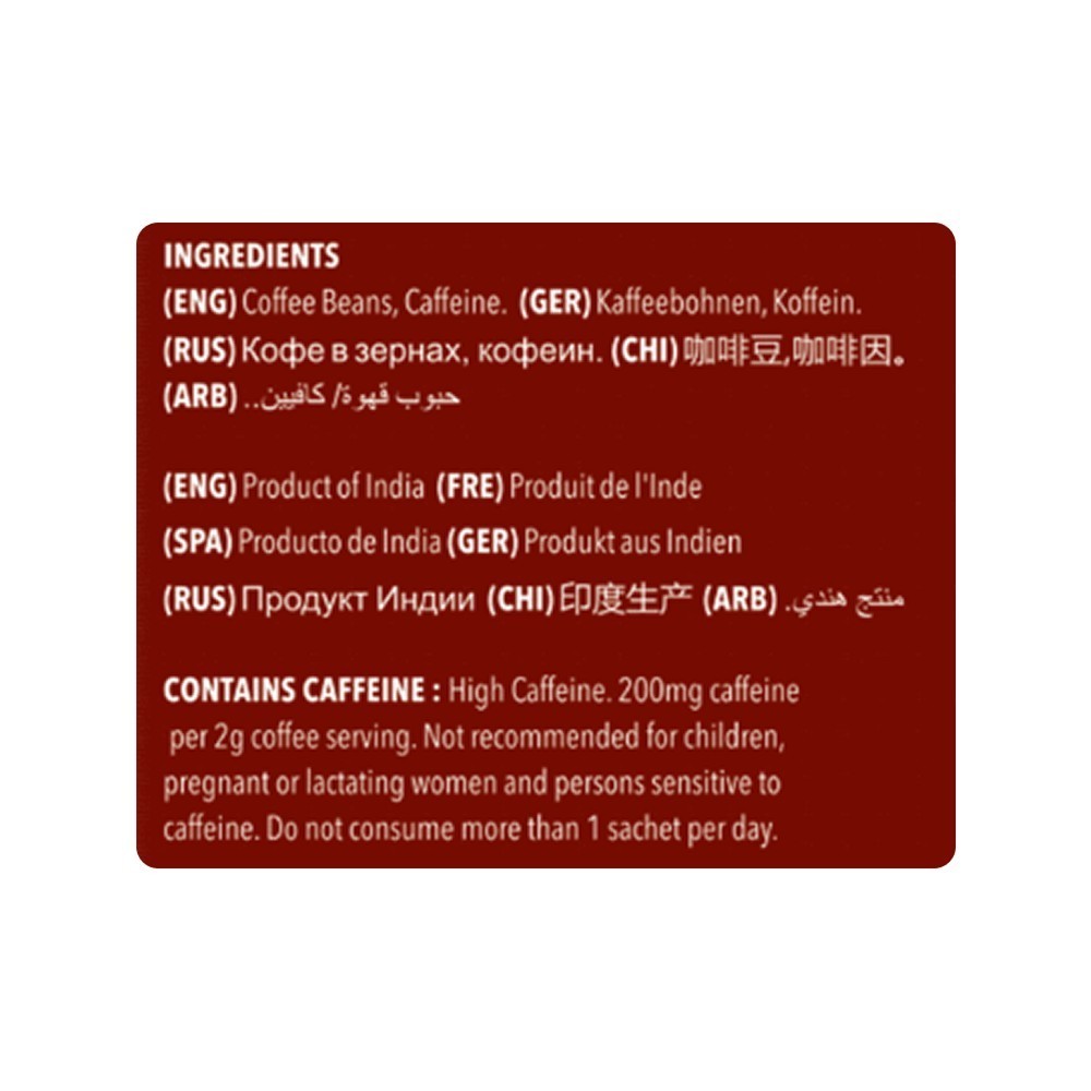 Colombian Brew Coffee High Caffeine Instant Coffee