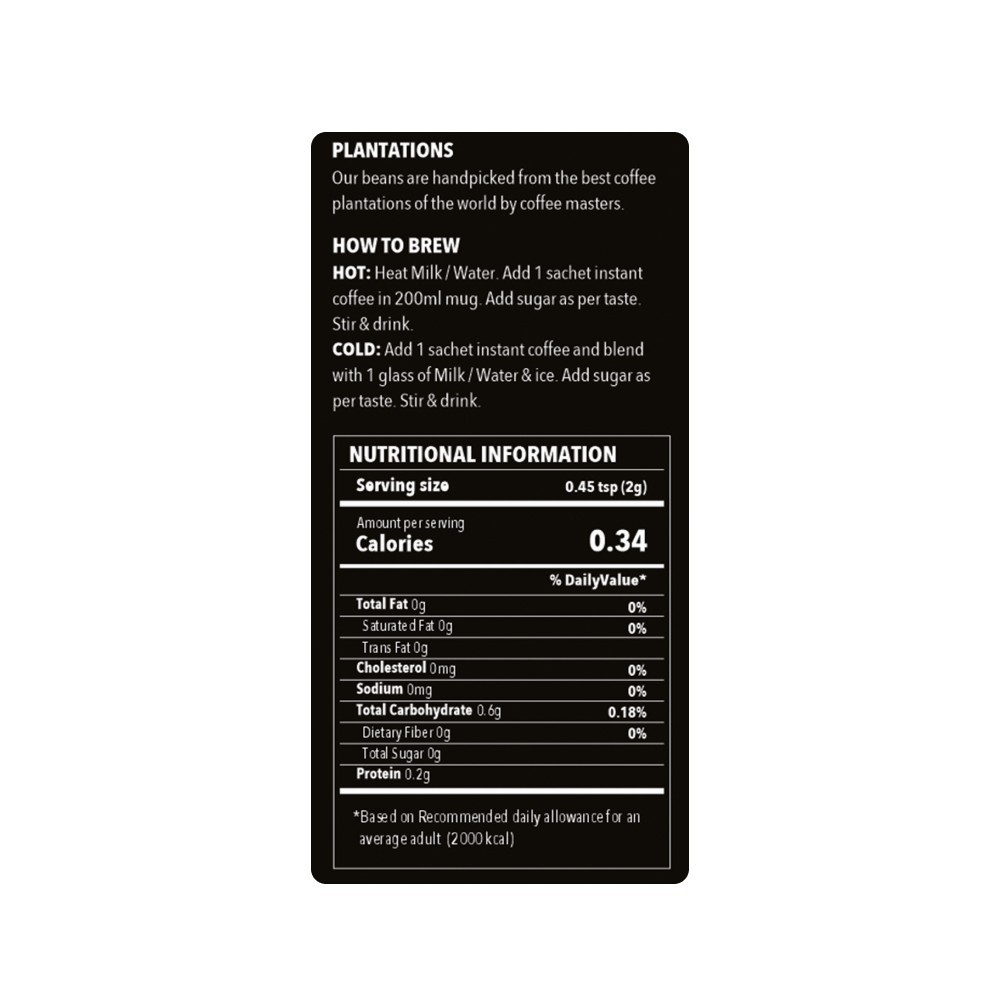 Colombian Brew Coffee Vanilla Instant Coffee