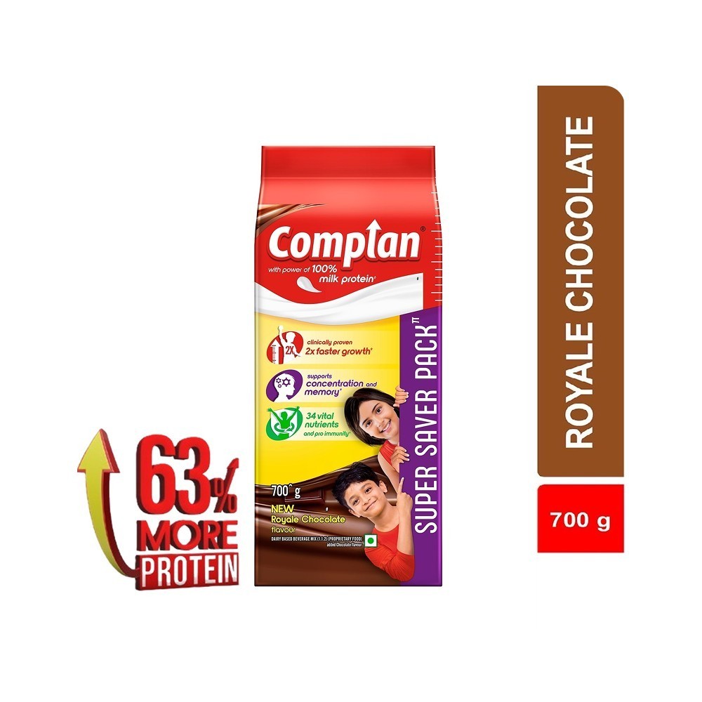Complan Kids Nutrition Drink Mix (Royal Chocolate, 700 g)