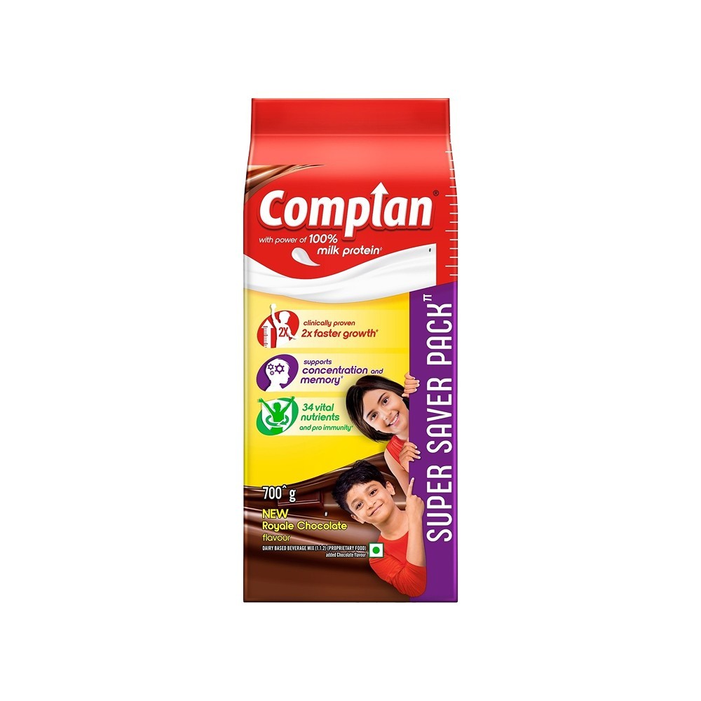 Complan Kids Nutrition Drink Mix (Royal Chocolate, 700 g)