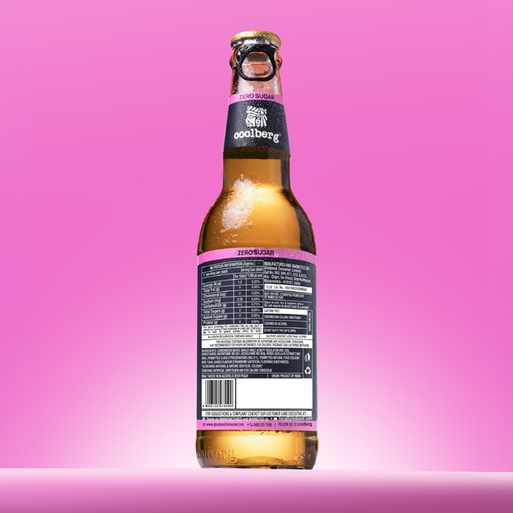 Coolberg Diet Strawberry Non-Alcoholic Beer