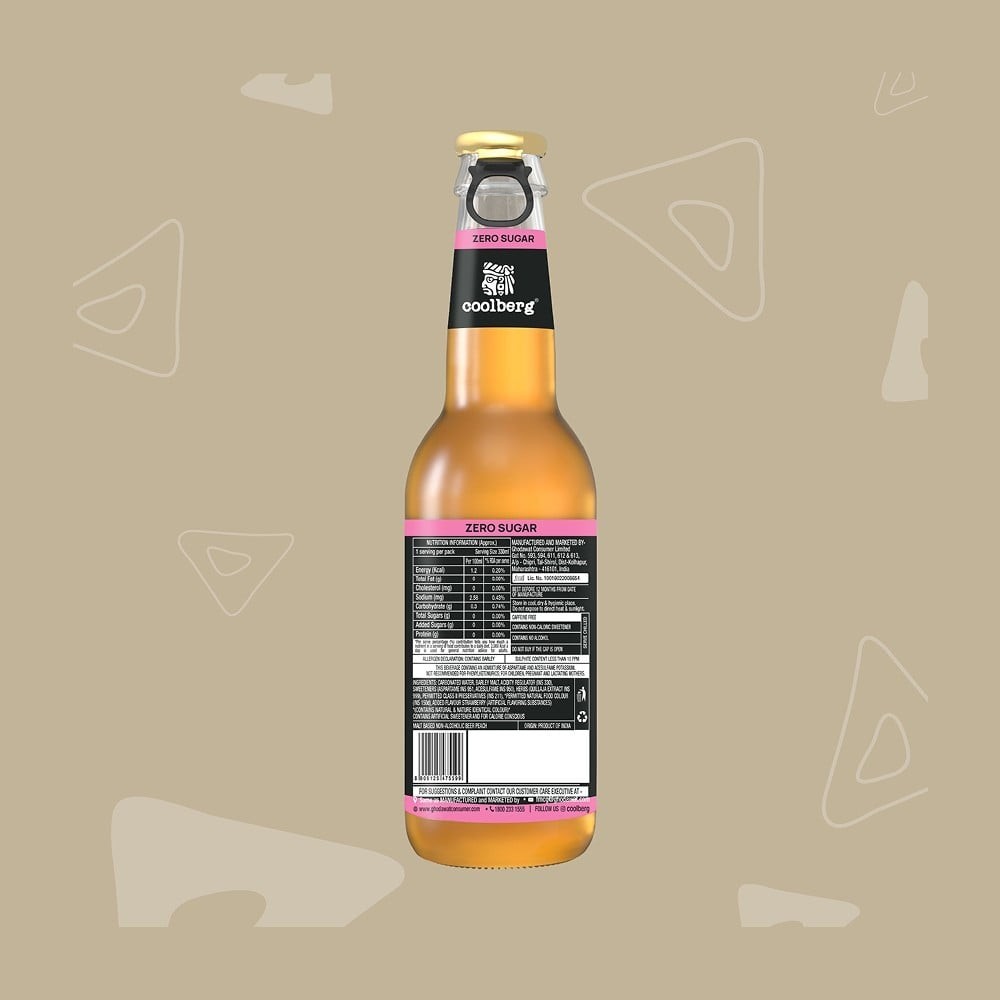 Coolberg Diet Strawberry Non-Alcoholic Beer