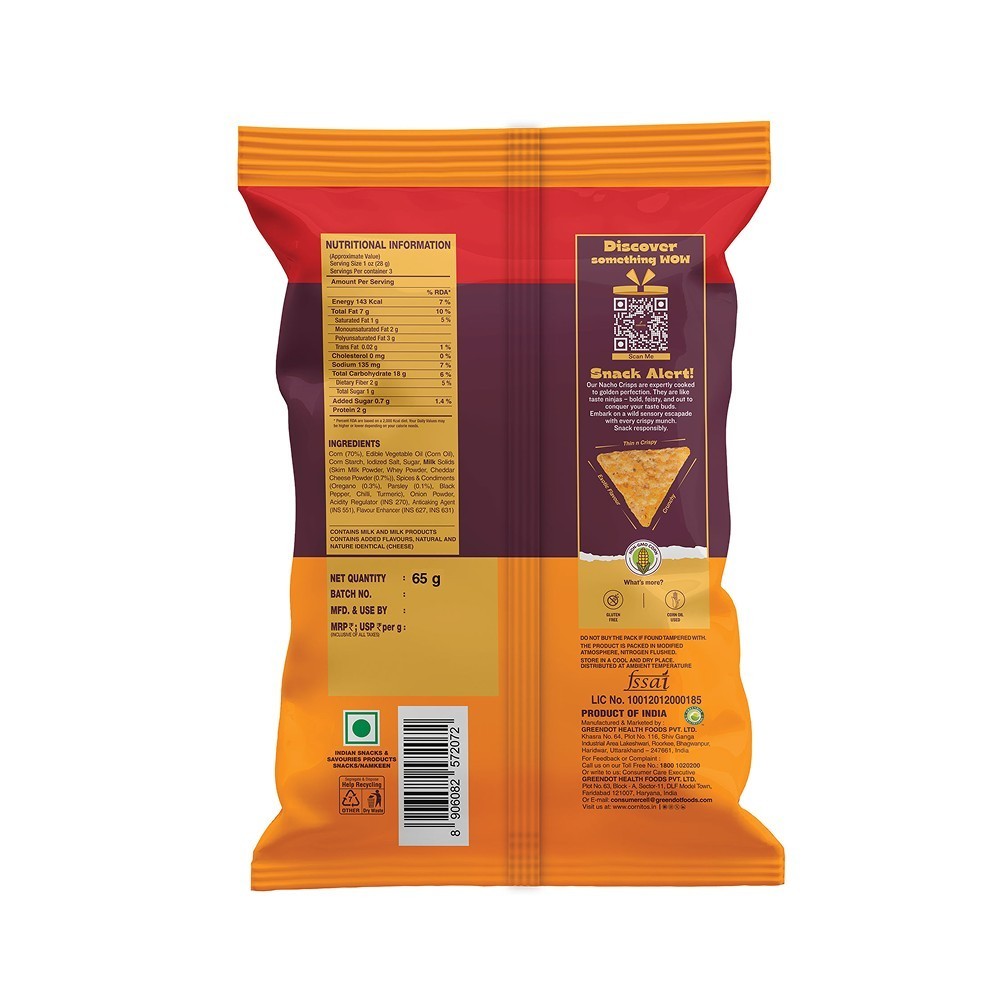 Cornitos Cheese & Herbs Nachos Chips
