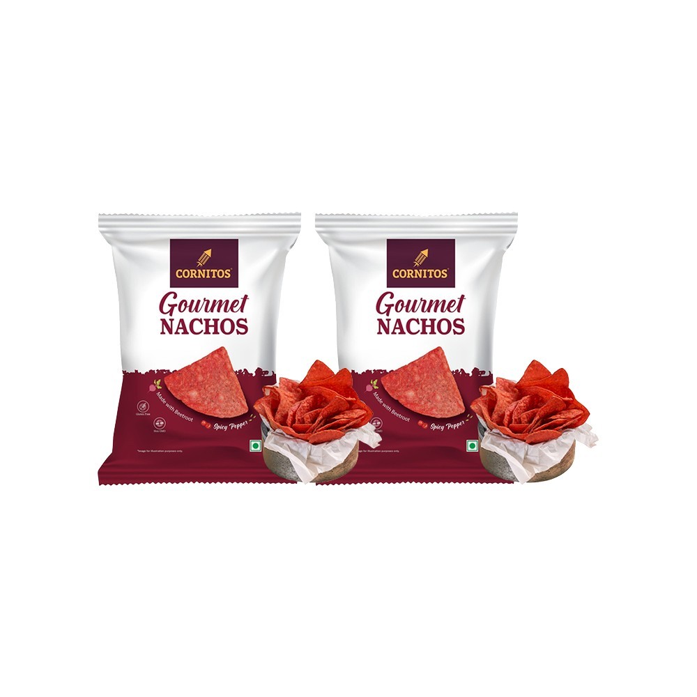 Cornitos Gourmet Beetroot Nachos (Spicy Pepper)