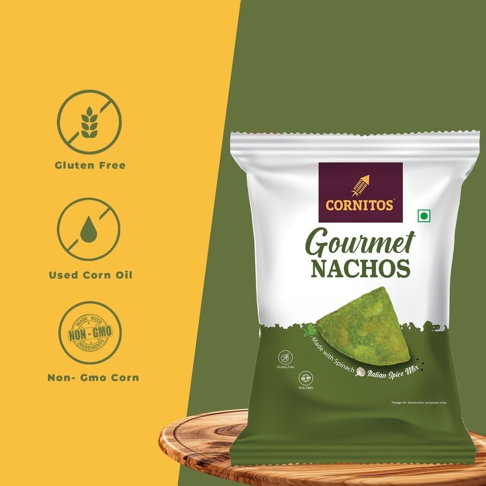 Cornitos Gourmet Spinach Nachos (Italian Spice Mix)