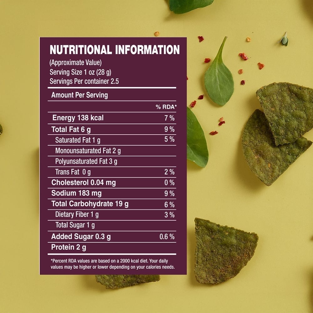 Cornitos Gourmet Spinach Nachos (Italian Spice Mix)