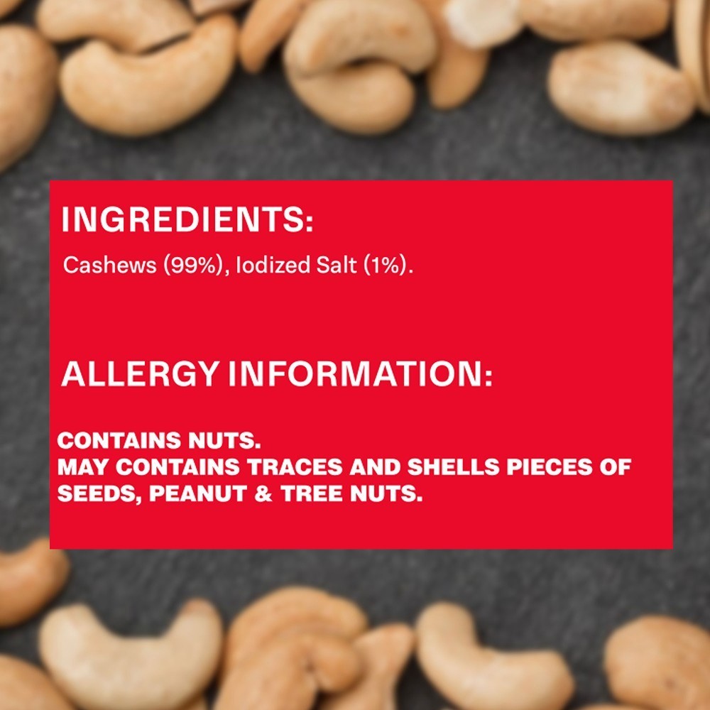 Cornitos Roasted Salted Cashew (Lightly Salted)