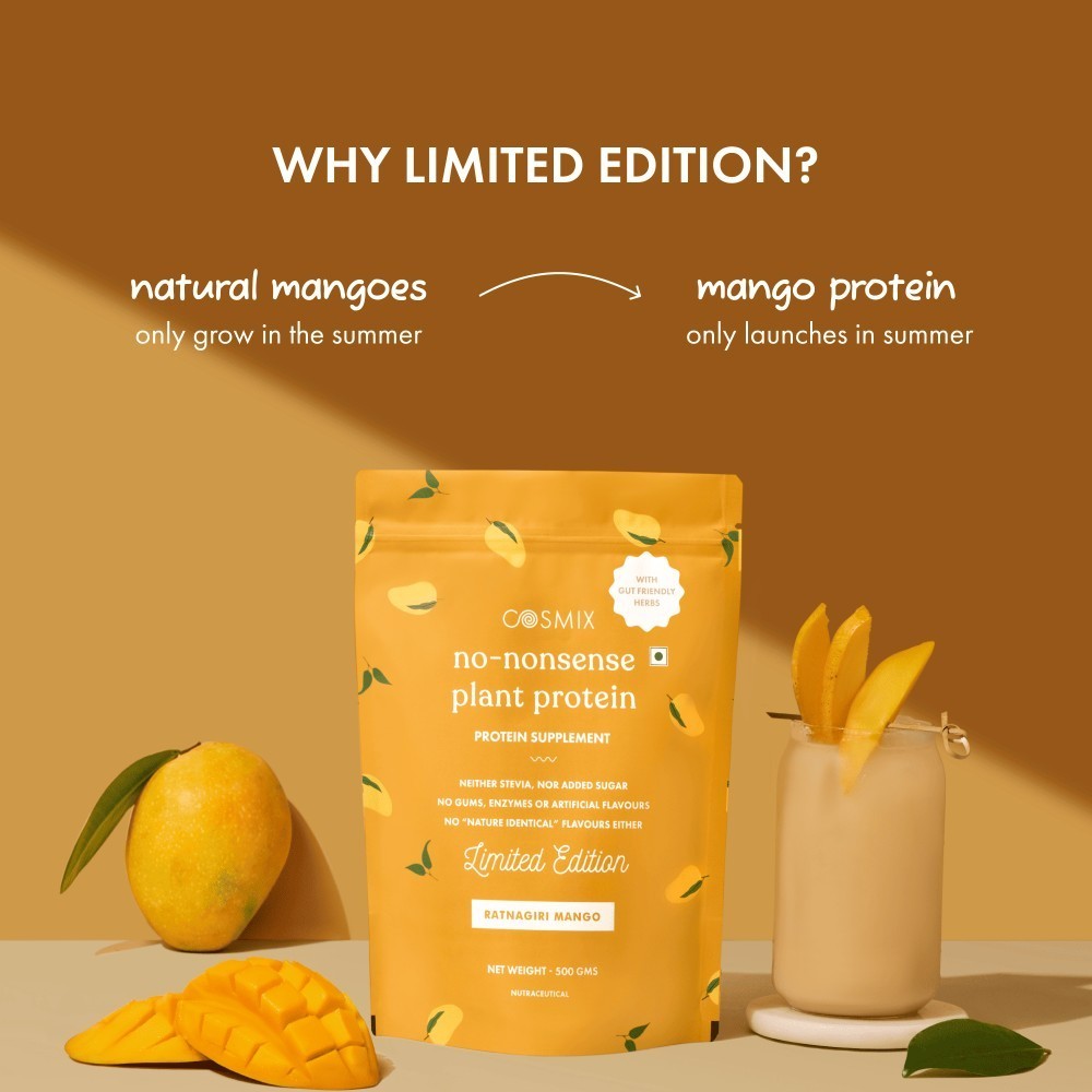 Cosmix No-Nonsense Plant Protein (Ratnagiri Mango)