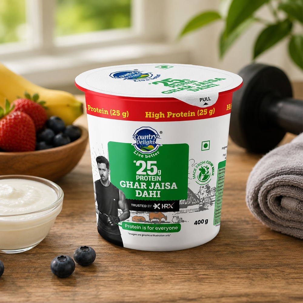 Country Delight 25 g High Protein Curd (Ghar Jaisa Dahi)
