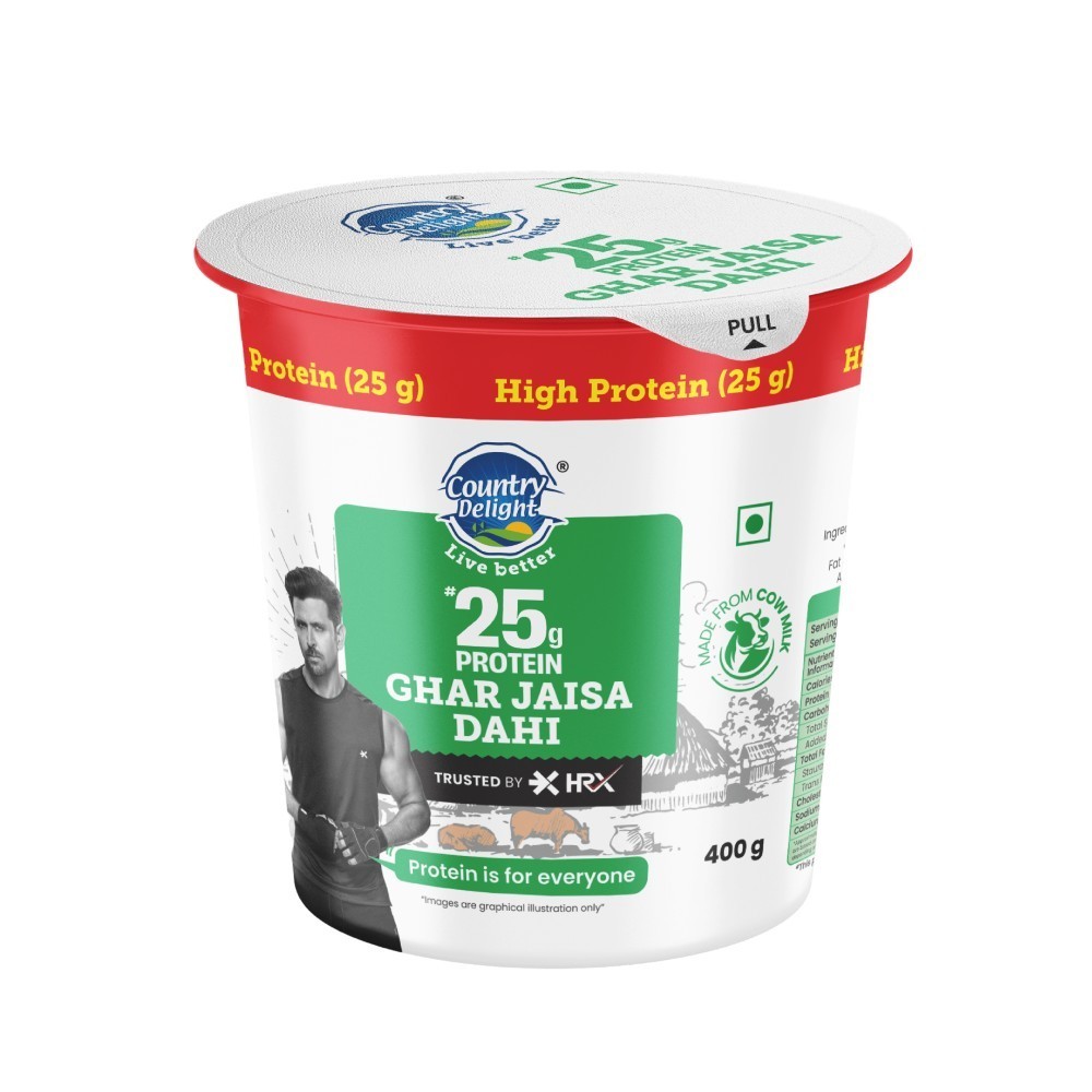 Country Delight 25 g High Protein Curd (Ghar Jaisa Dahi)
