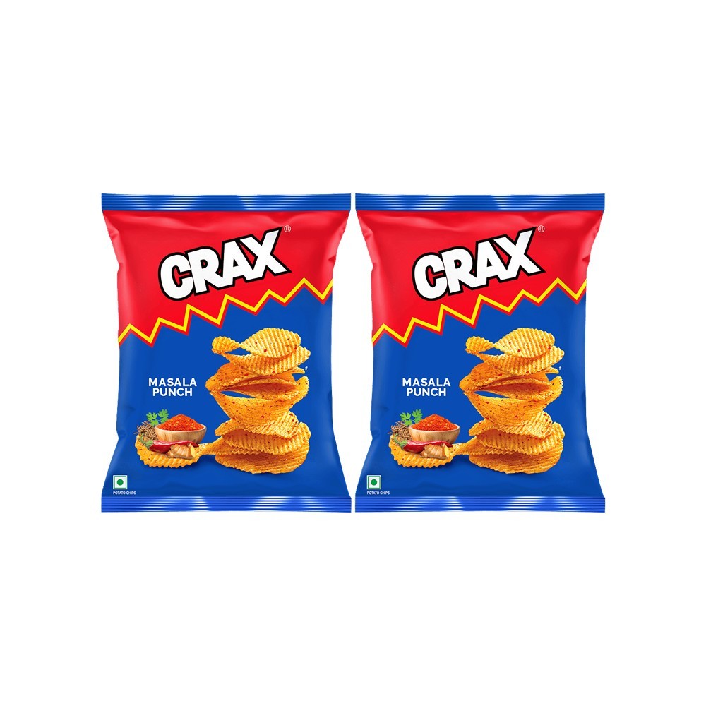Crax Masala Punch Potato Chips Snacks