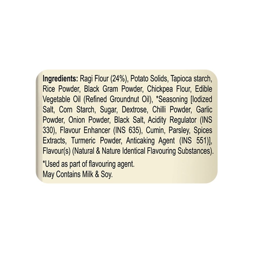 Crax Peri Peri Ragi Chips - Healthy Protein Snacks
