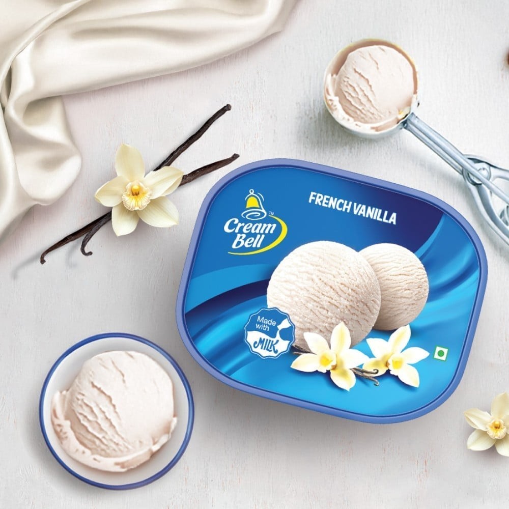 Cream Bell French Vanilla Ice Cream Tub