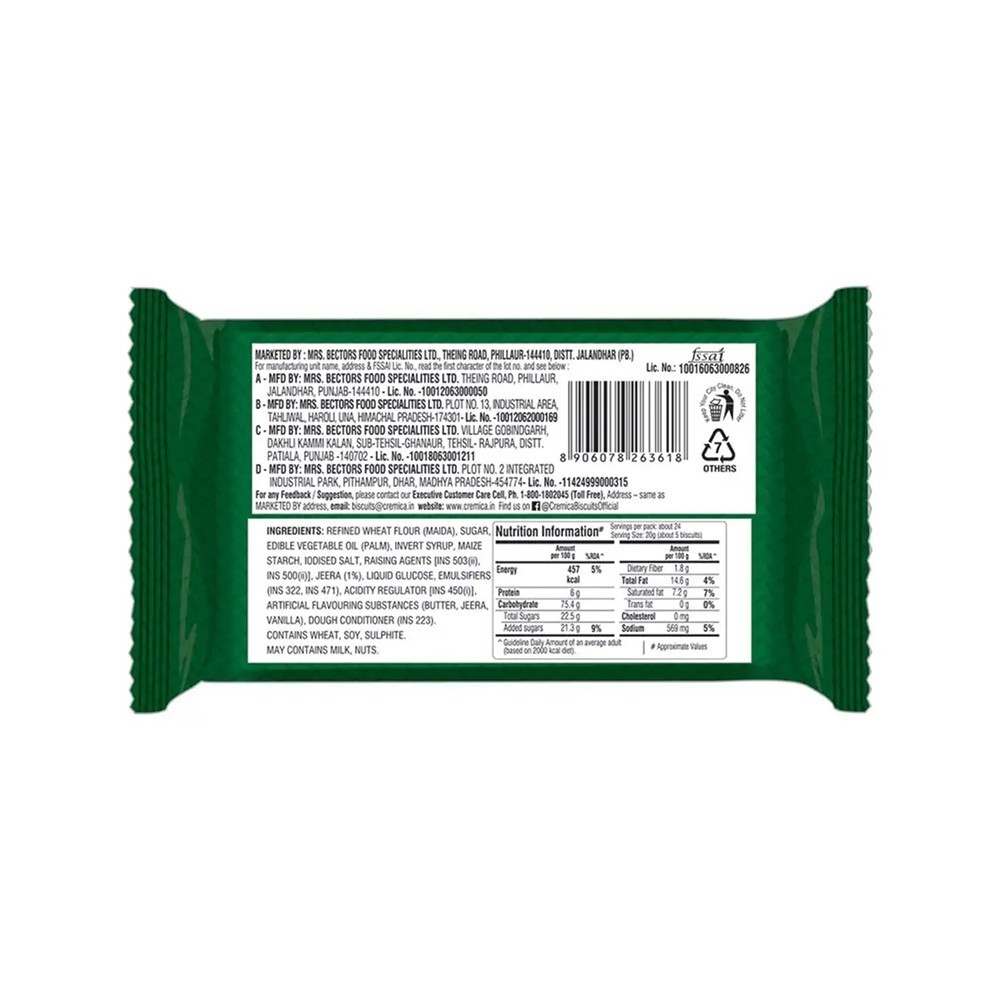 Cremica Non Stop Jeera Lite Biscuit