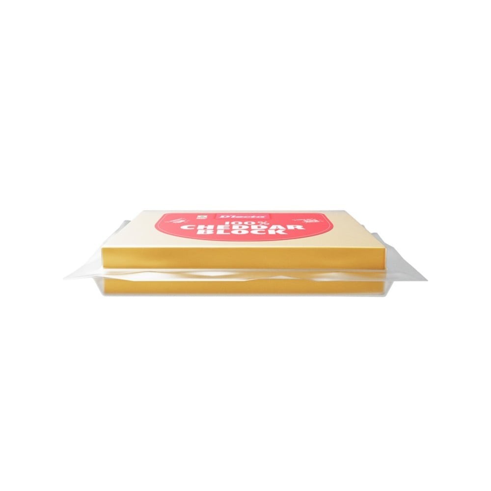 D'lecta 100% Cheddar Cheese Block