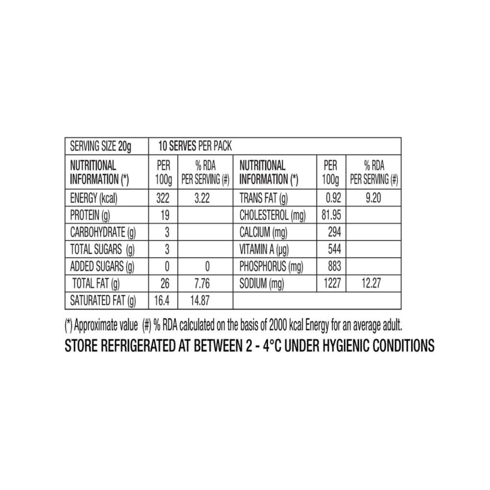 D'lecta Cheese Cubes (10 cubes)