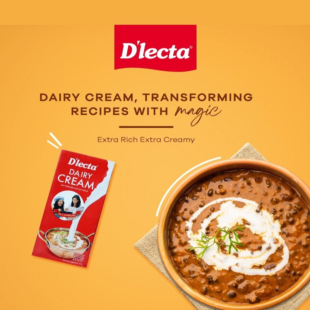 D'lecta Dairy Fresh Cream - 25% Fat