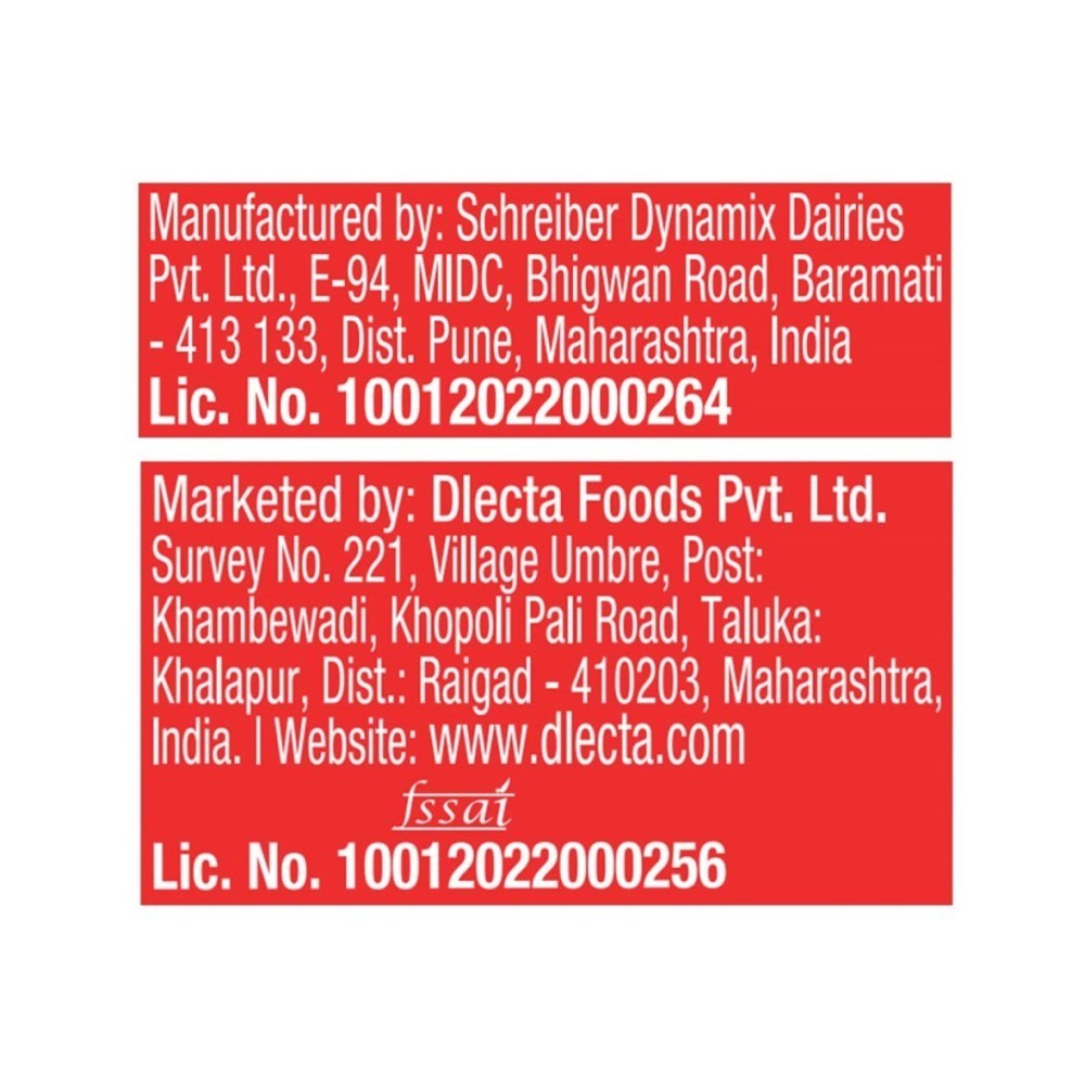 D'lecta Dairy Fresh Cream - 25% Fat